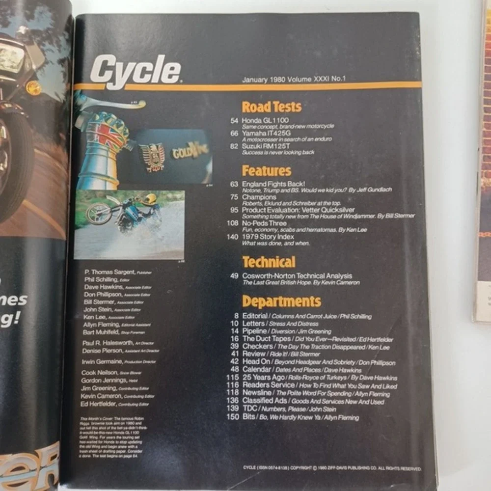 LOT of 2 Cycle Magazines Jan Mar 1980‎ Vintage